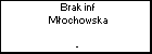 Brak inf Mochowska