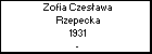 Zofia Czesawa Rzepecka